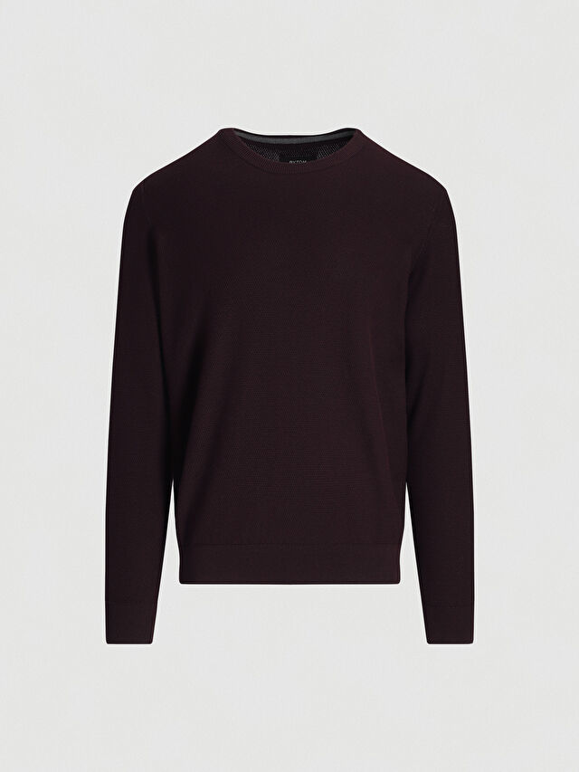 FIOLETOWY SWETER MAISON