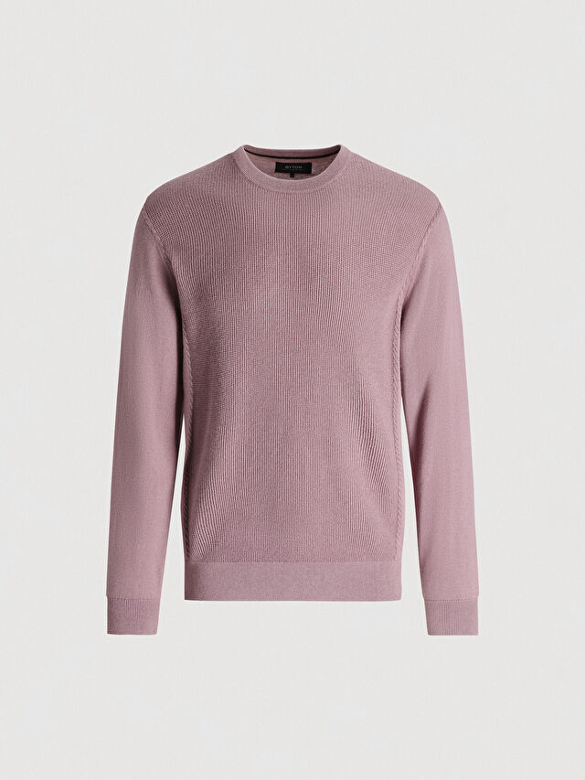 FIOLETOWY SWETER WARREN