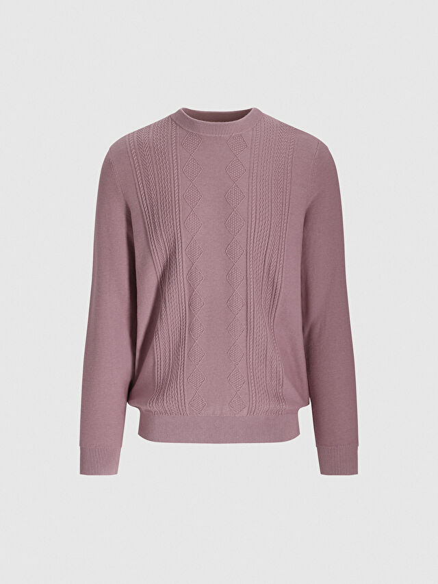 FIOLETOWY SWETER ANTON