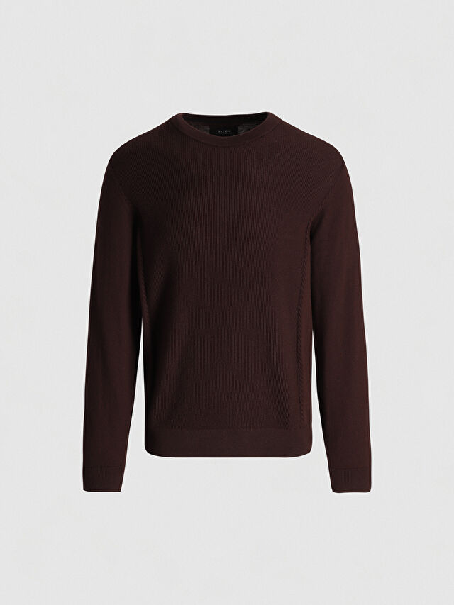 FIOLETOWY SWETER WARREN
