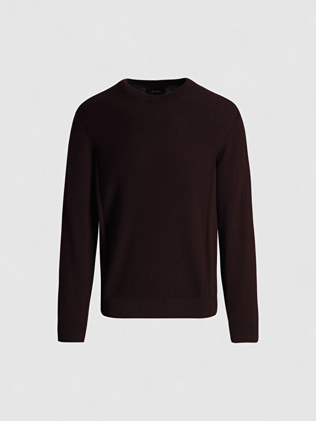 FIOLETOWY SWETER WARREN