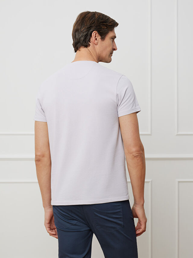 FIOLETOWY T-SHIRT CRISSMOD