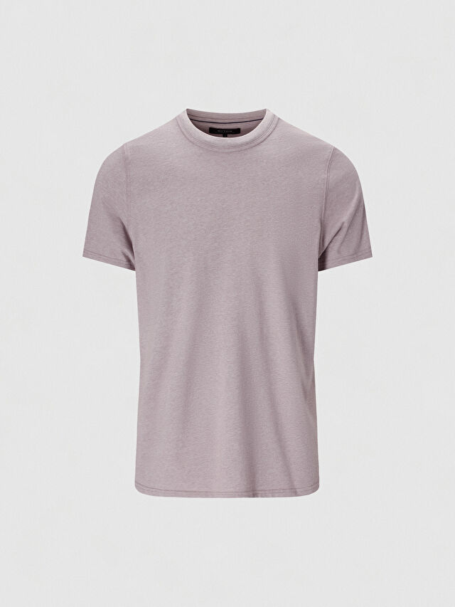 FIOLETOWY T-SHIRT COLBY