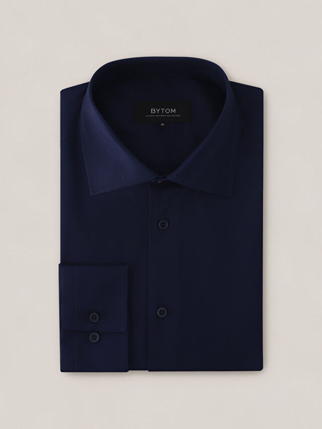 GRANATOWA KOSZULA ROMA DŁUGI RĘKAW