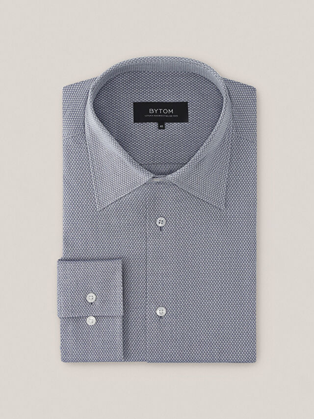 NIEBIESKA KOSZULA ROMA DŁUGI RĘKAW