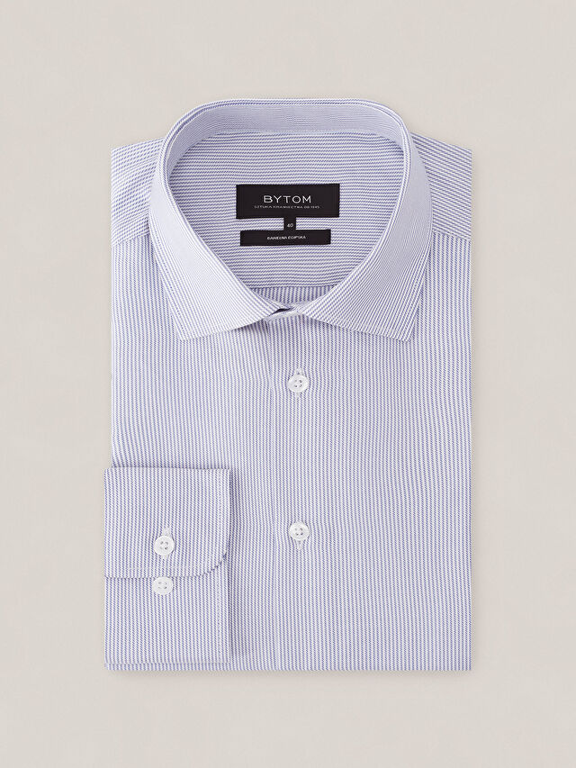 GRANATOWA KOSZULA ROMA DŁUGI RĘKAW