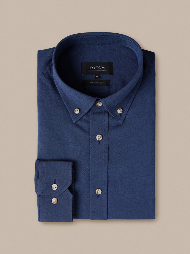 GRANATOWA KOSZULA DŁUGI RĘKAW