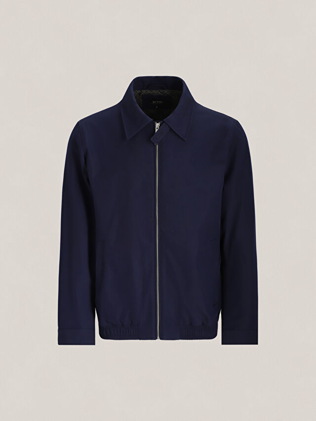 GRANATOWA KURTKA HARRINGTON