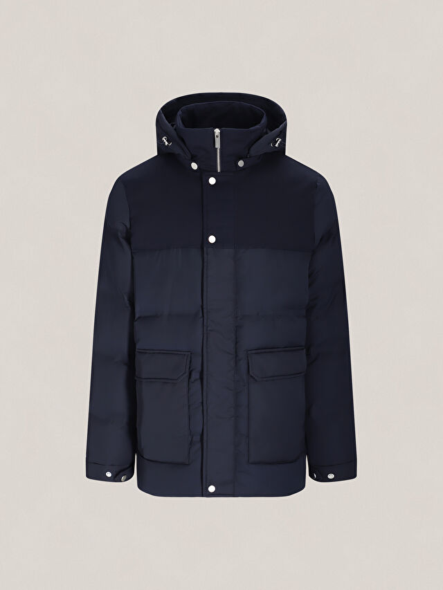 GRANATOWA KURTKA MUDAN