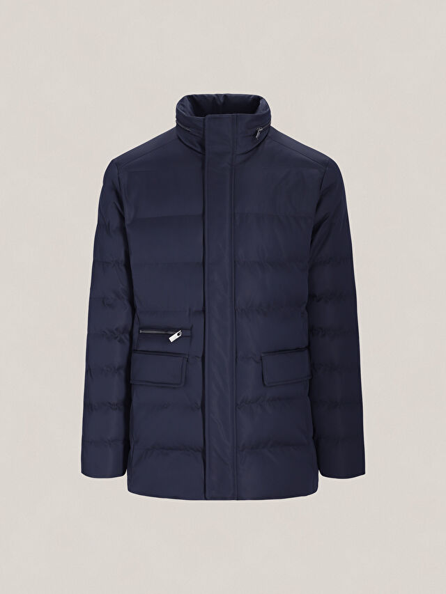 GRANATOWA KURTKA ALLAS