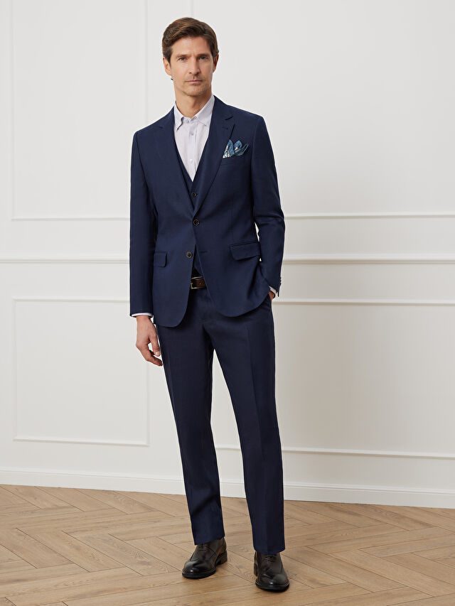 GRANATOWA MARYNARKA TURYN DO GARNITURU - MIKSUJ I ŁĄCZ