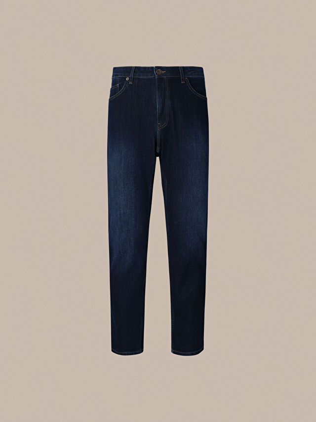 GRANATOWE JEANSY BOSFOR