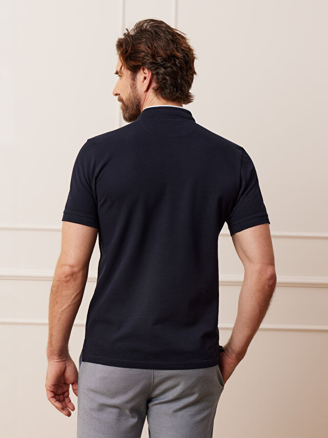 GRANATOWE POLO KARINGTON