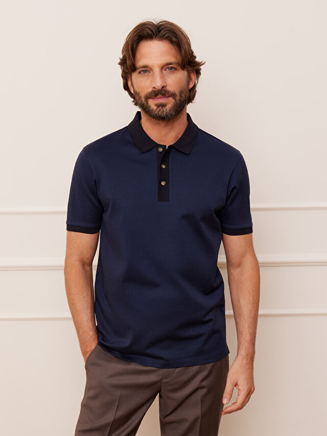 GRANATOWA POLO PRESSEN