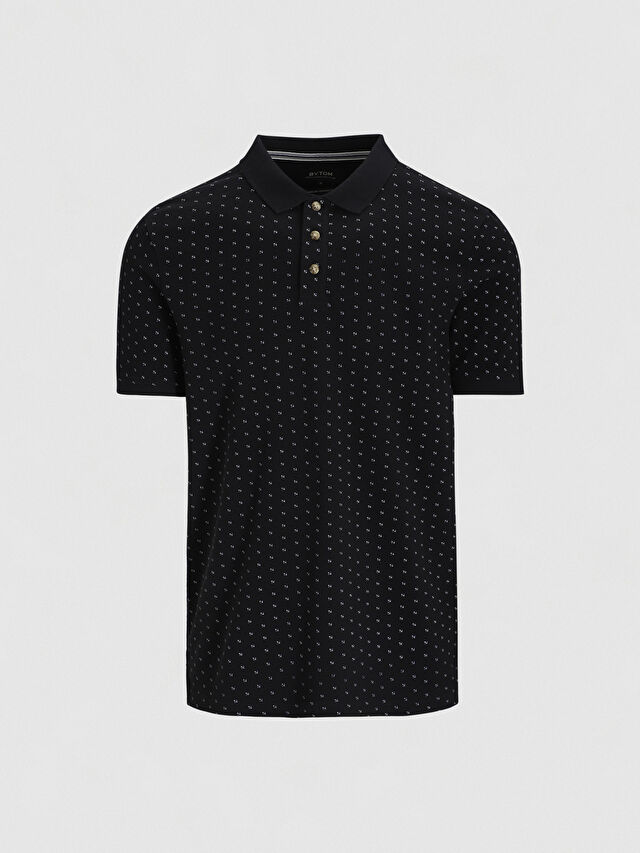 GRANATOWE KLASYCZNE POLO BURMAN