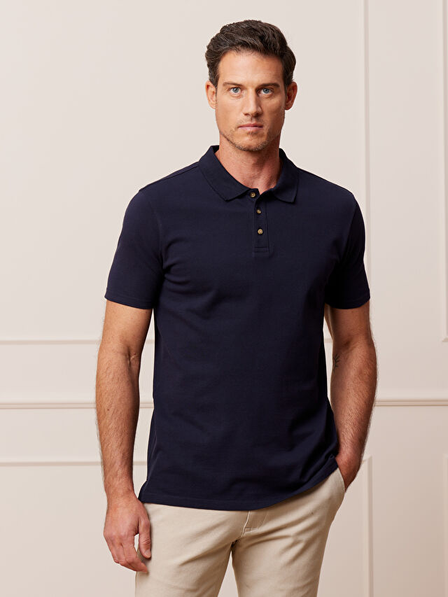 GRANATOWE POLO BROMPTON