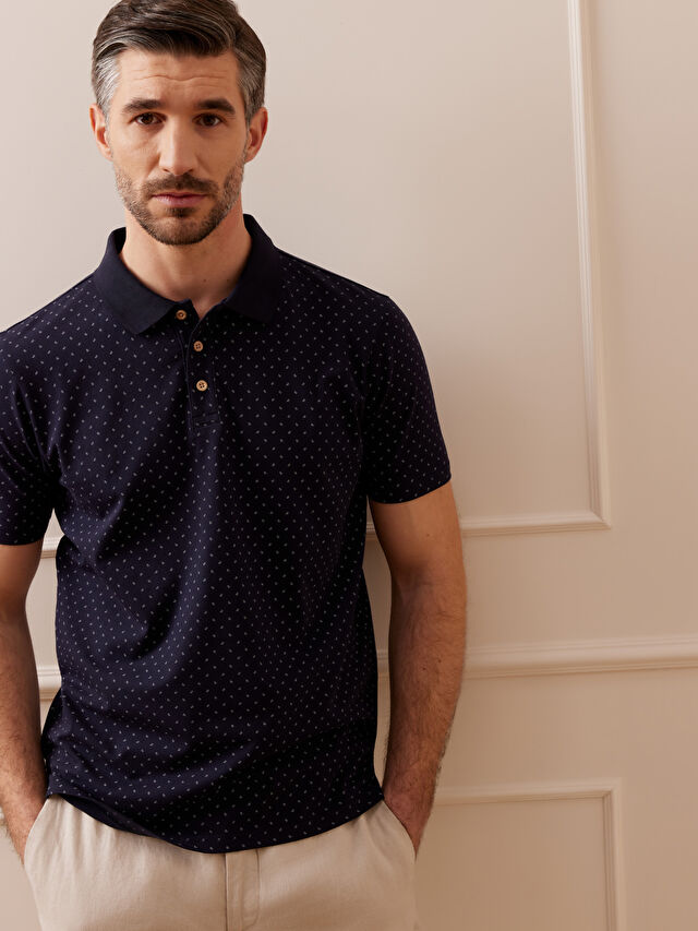 GRANATOWE POLO ALLONBOY