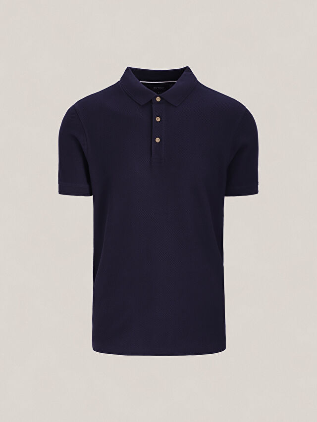 GRANATOWE POLO HACKNESS