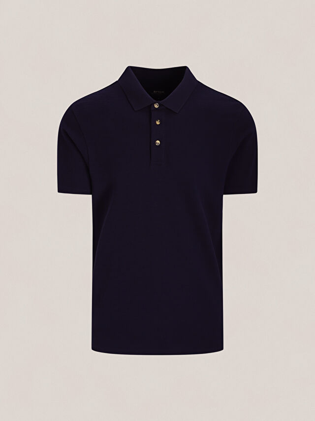 GRANATOWE POLO PEBMARSH