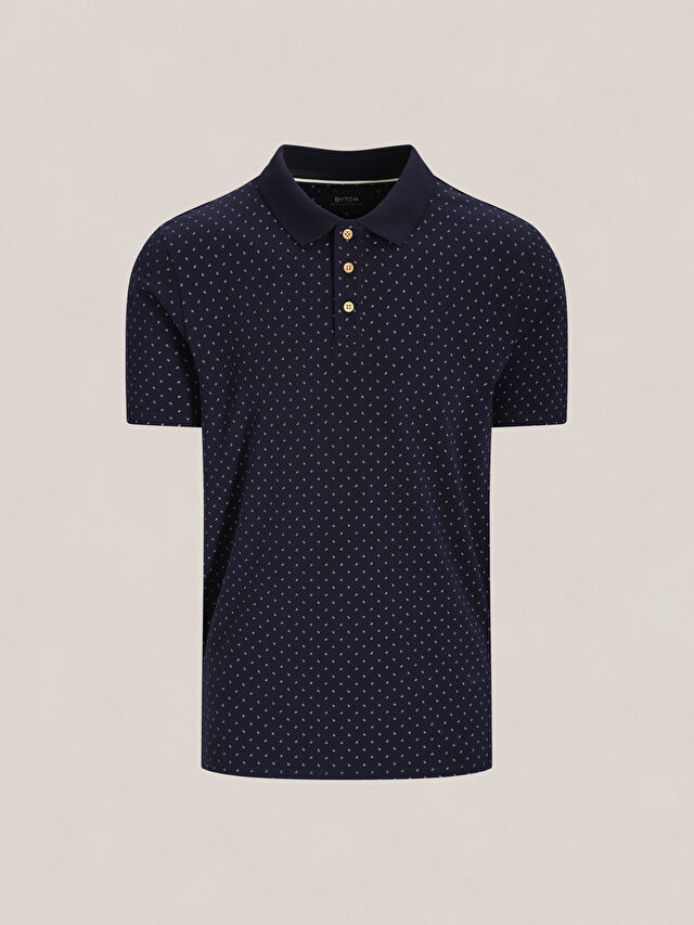 GRANATOWE POLO ALLONBOY