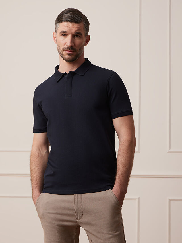 GRANATOWE POLO CRYSTALNO