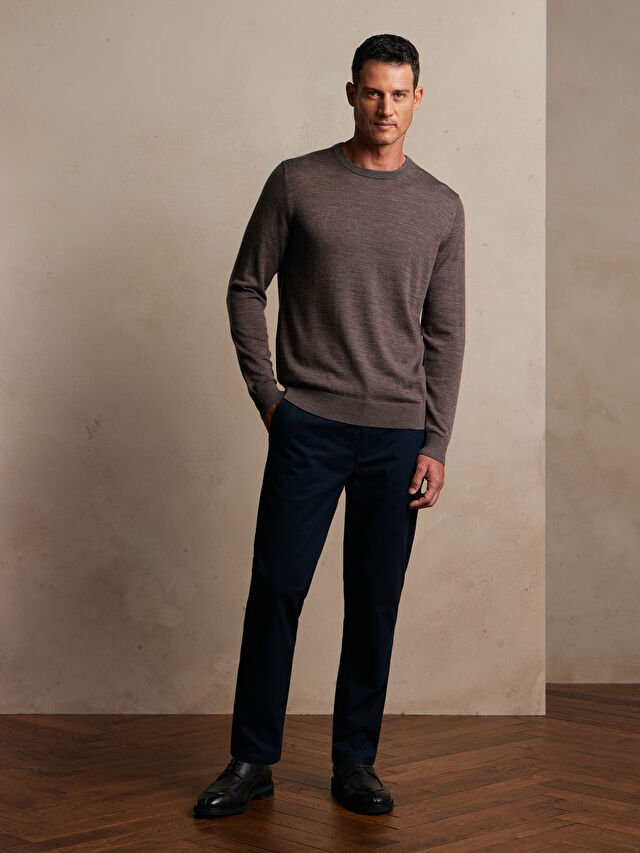 GRANATOWE SPODNIE LAPIS