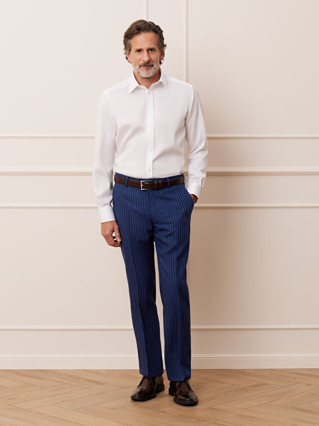 GRANATOWE SPODNIE DO GARNITURU - MIKSUJ I ŁĄCZ