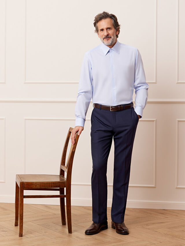 GRANATOWE SPODNIE DO GARNITURU - MIKSUJ I ŁĄCZ