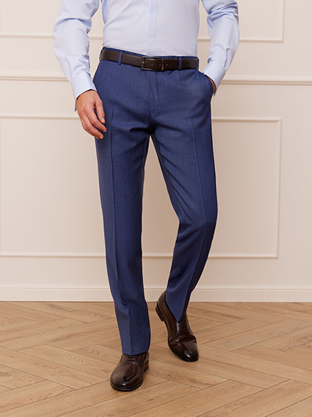 GRANATOWE SPODNIE DO GARNITURU - MIKSUJ I ŁĄCZ