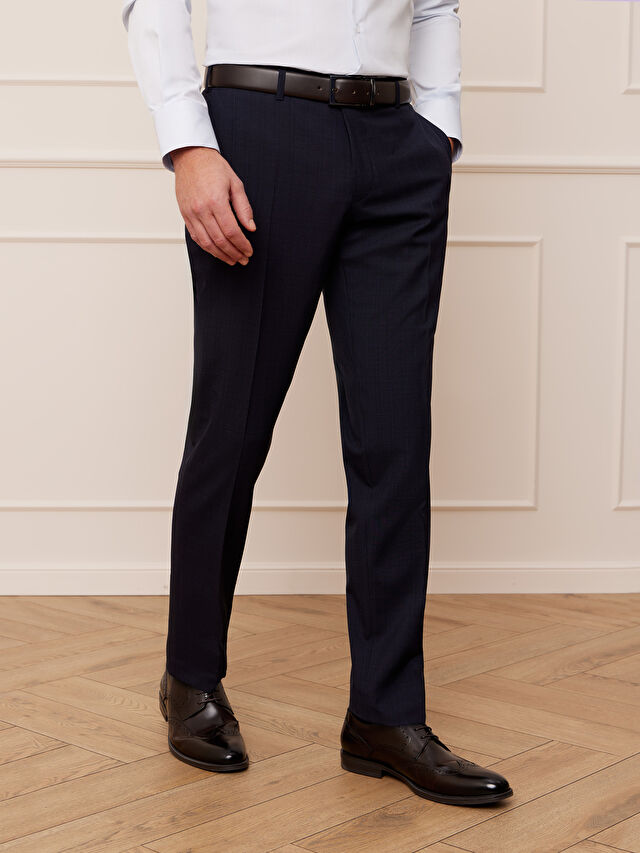 GRANATOWE SPODNIE DO GARNITURU - MIKSUJ I ŁĄCZ