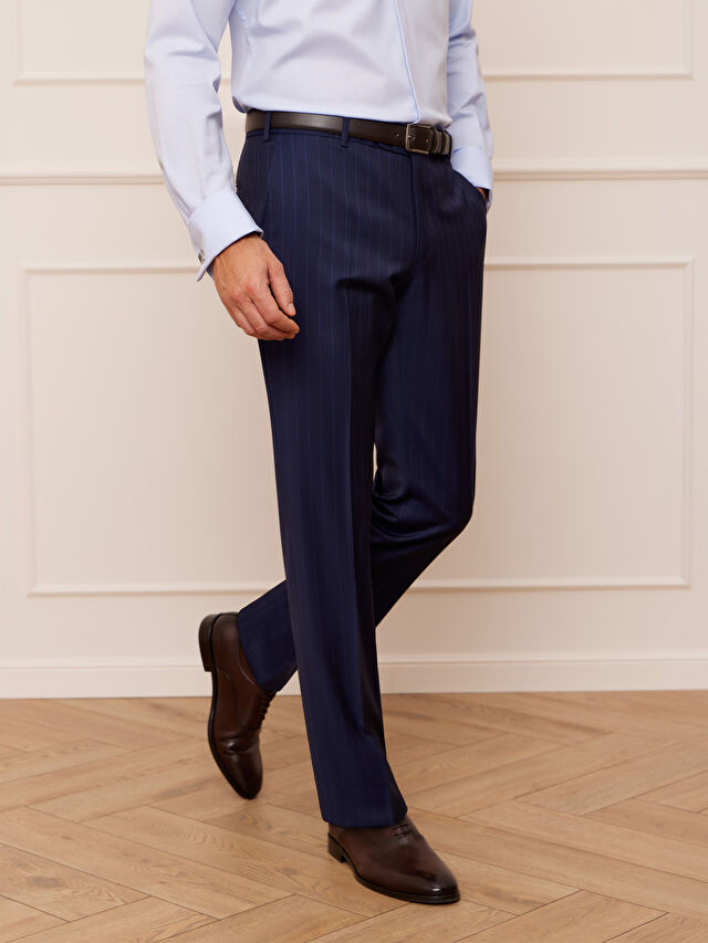 GRANATOWE SPODNIE DO GARNITURU - MIKSUJ I ŁĄCZ