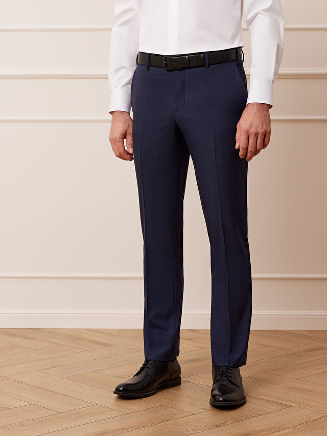 GRANATOWE SPODNIE DO GARNITURU - MIKSUJ I ŁĄCZ