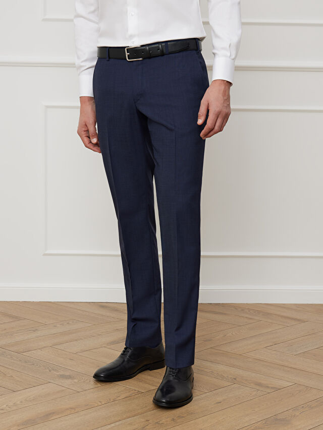 GRANATOWE SPODNIE DO GARNITURU - MIKSUJ I ŁĄCZ