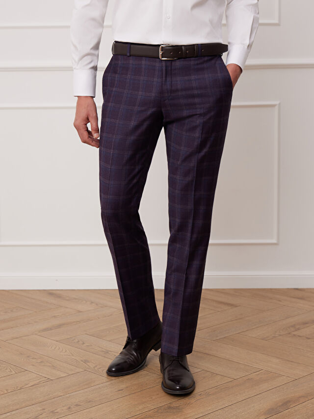 GRANATOWE SPODNIE DO GARNITURU - MIKSUJ I ŁĄCZ