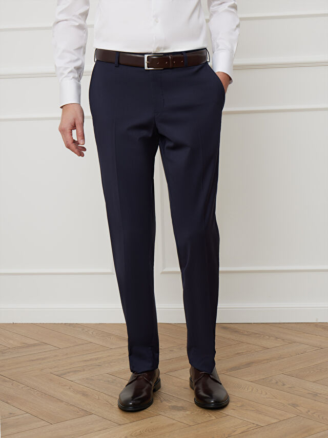 GRANATOWE SPODNIE OSAKA DO GARNITURU - MIKSUJ I ŁĄCZ