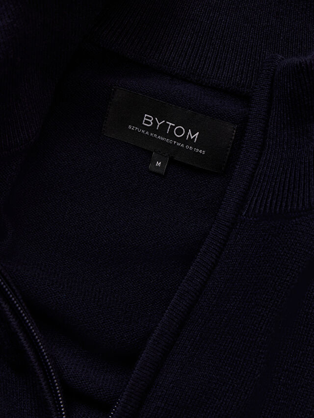 GRANATOWY KARDIGAN CARROG