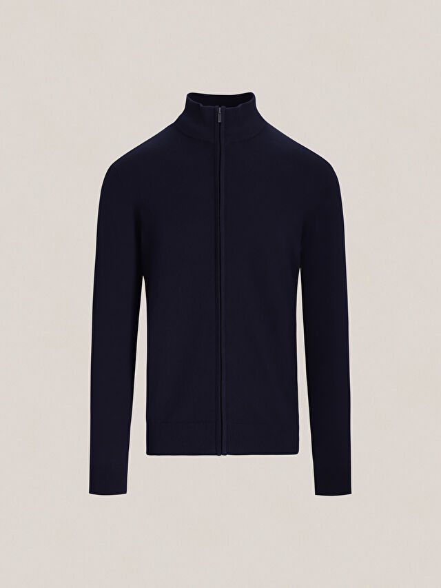 GRANATOWY KARDIGAN CARROG