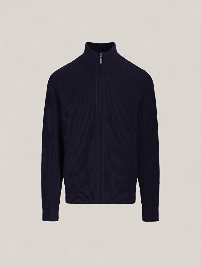 GRANATOWY KARDIGAN HAMRE