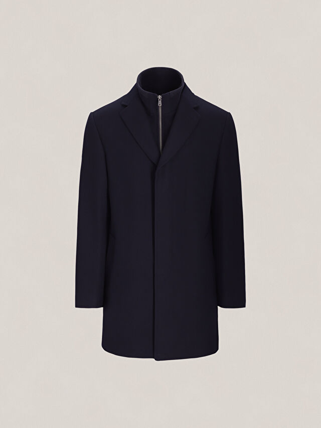 GRANATOWY PŁASZCZ KORDOBA