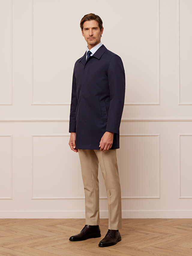 GRANATOWY PŁASZCZ CAMDEN