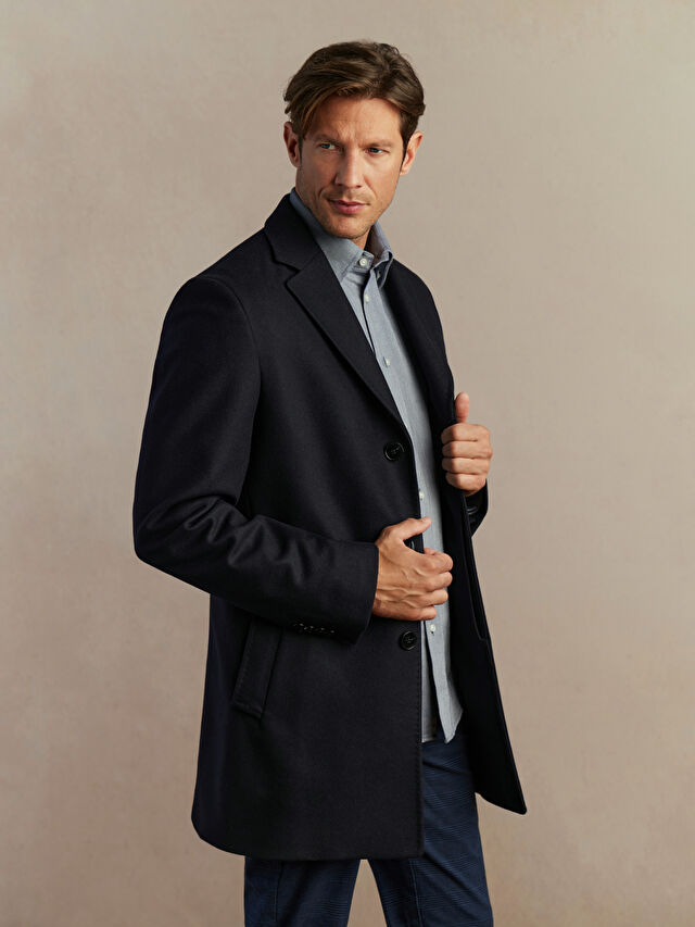 PŁASZCZ Z WŁOSKIEJ WEŁNY