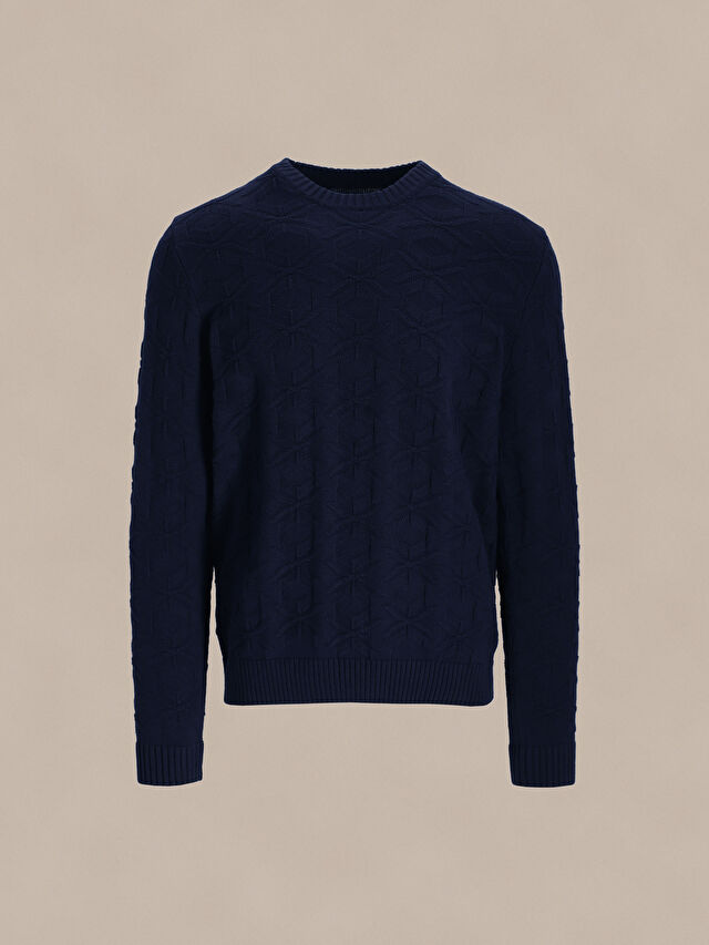 GRANATOWY SWETER SHIRLEY