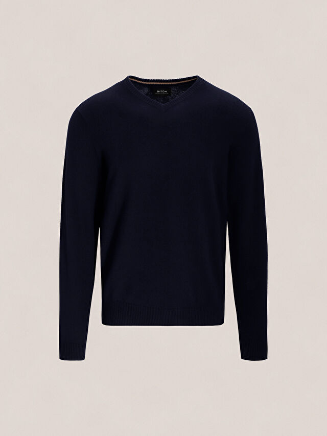 GRANATOWY SWETER FOXFIELD