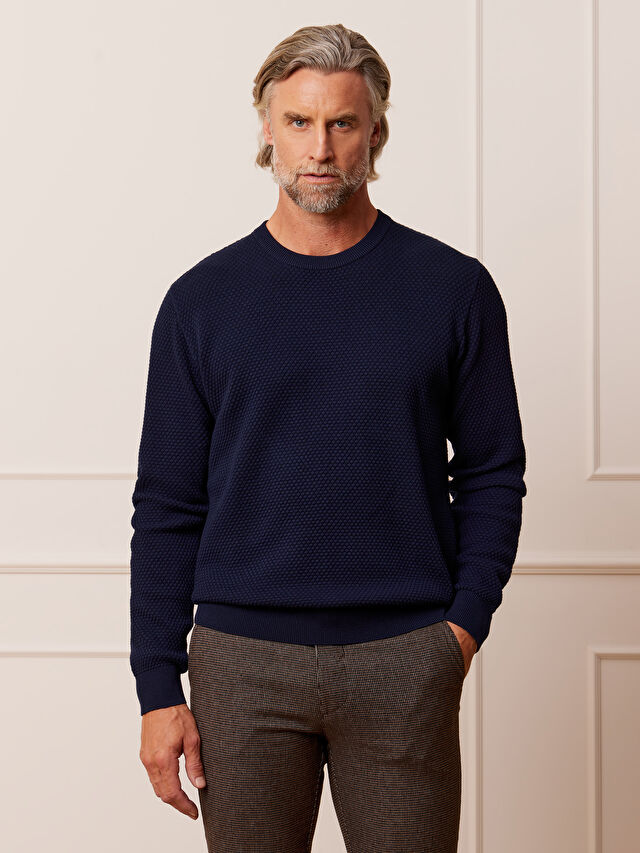 GRANATOWY SWETER BICKNELL