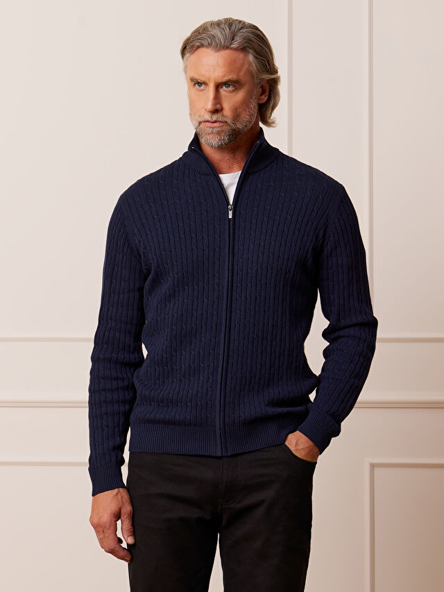 GRANATOWY SWETER SLIGO