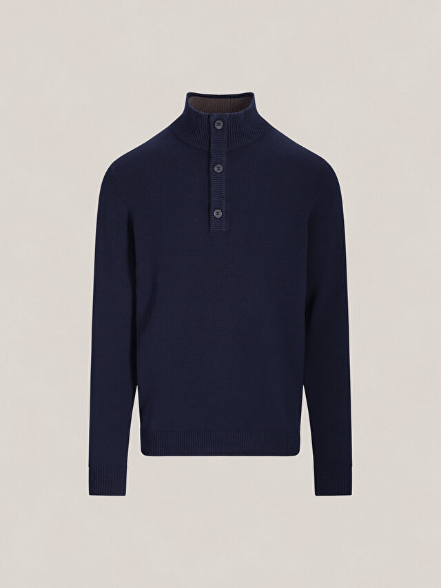 GRANATOWY SWETER ALTON