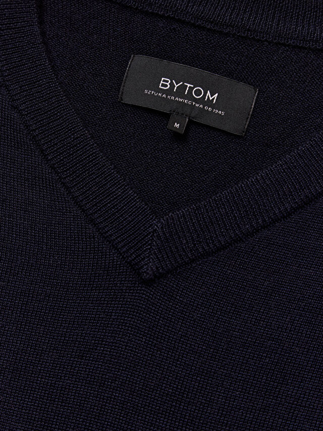 GRANATOWY SWETER GLASGOW