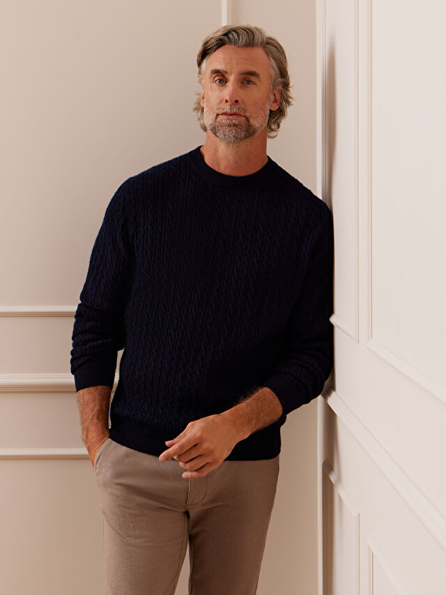 GRANATOWY SWETER JULIMES