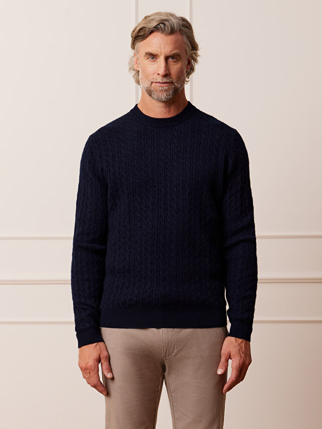 GRANATOWY SWETER JULIMES