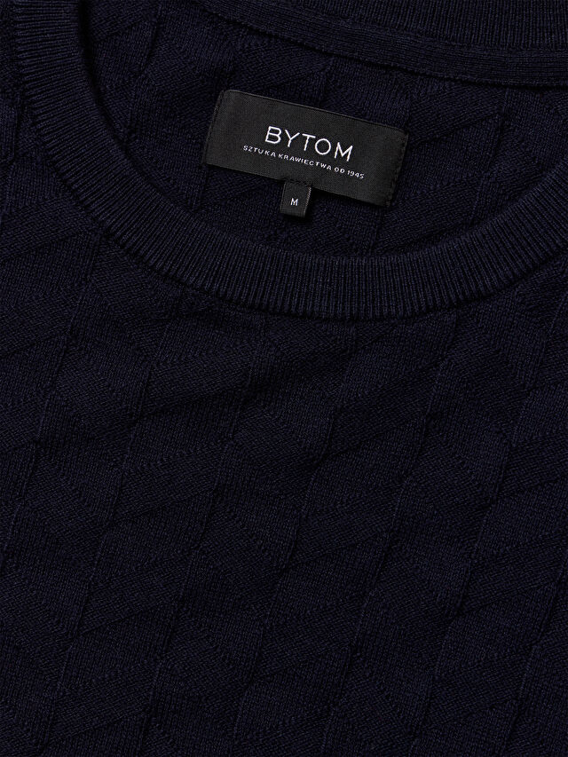 GRANATOWY SWETER JOSHUA